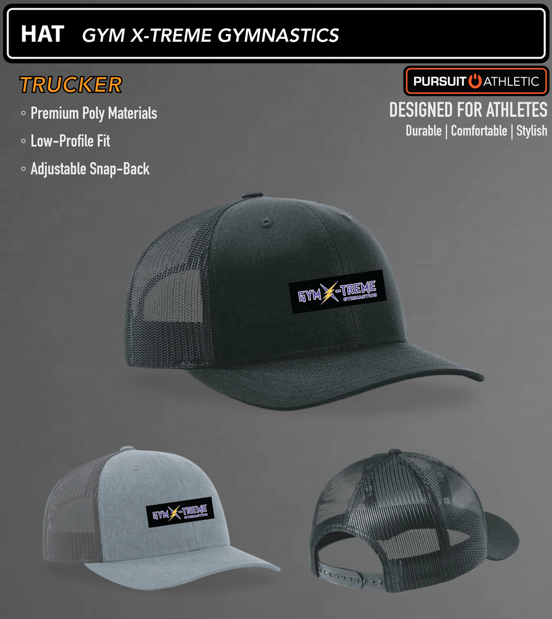HAT | Trucker | Gym X-treme Gymnastics