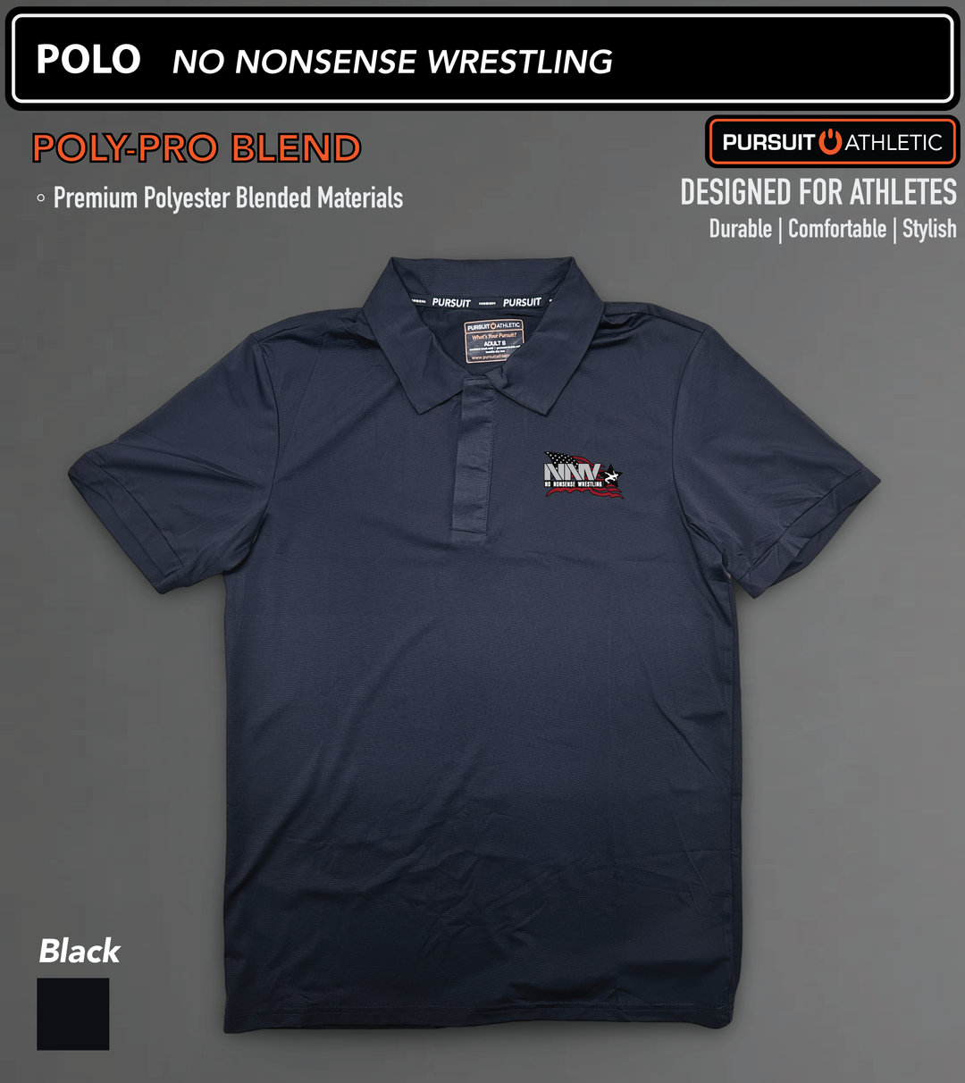 POLO | Poly-Pro Blend | No Nonsense Wrestling