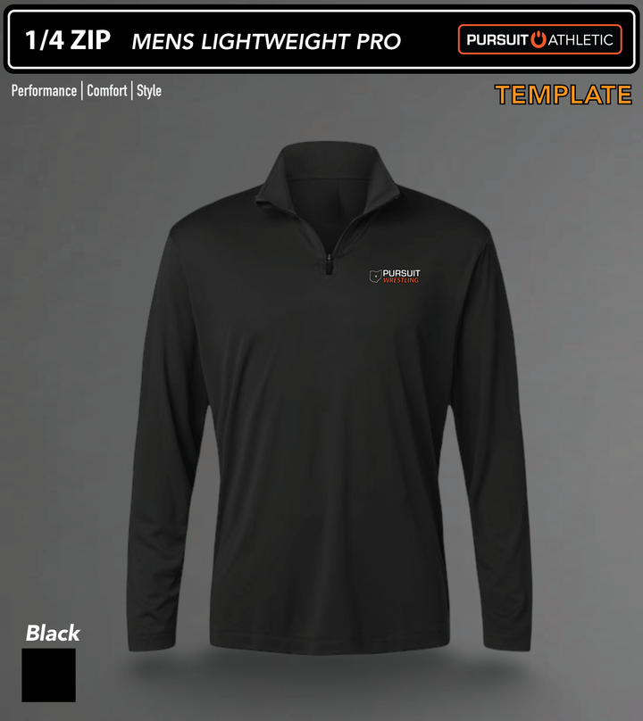 1/4 ZIP | Mens Lightweight Pro | Pursuit Wrestling OH