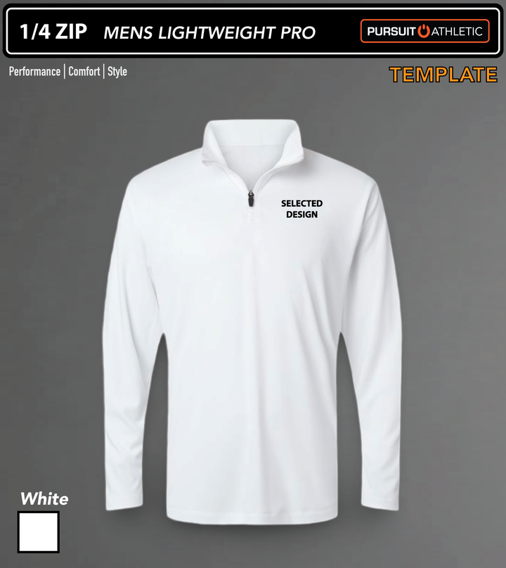 1/4 ZIP | Mens Lightweight Pro | 3 Bridges Crossfit TN