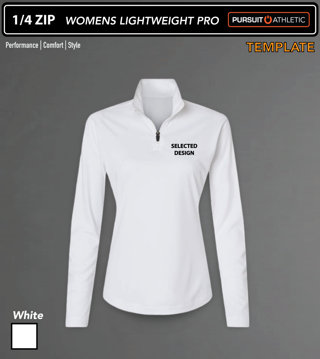 1/4 ZIP | Womens Lightweight Pro | 3 Bridges Crossfit TN