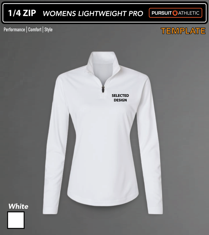 1/4 ZIP | Womens Lightweight Pro | 3 Bridges Crossfit TN