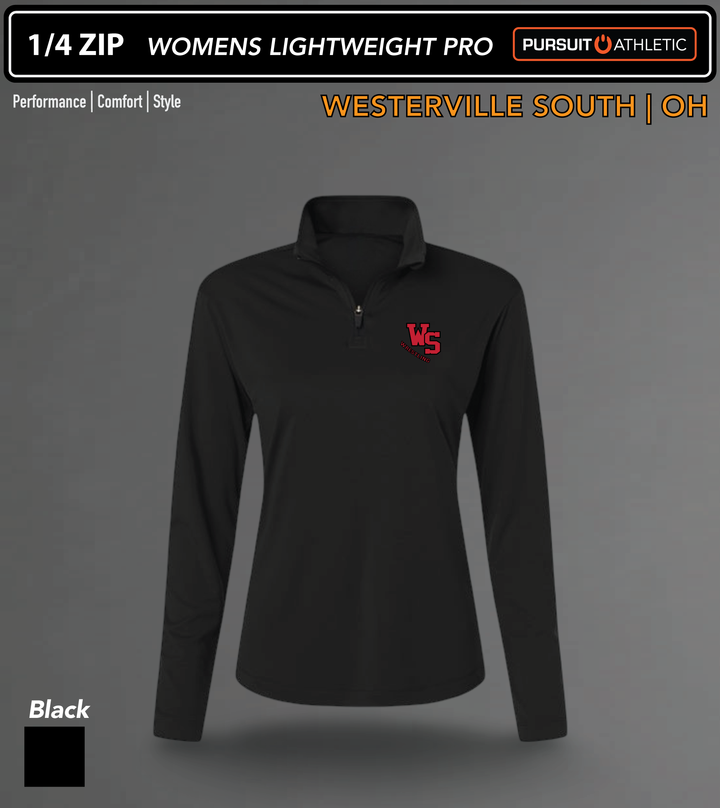 1/4 ZIP | Womens Lightweight Pro | Westerville South OH