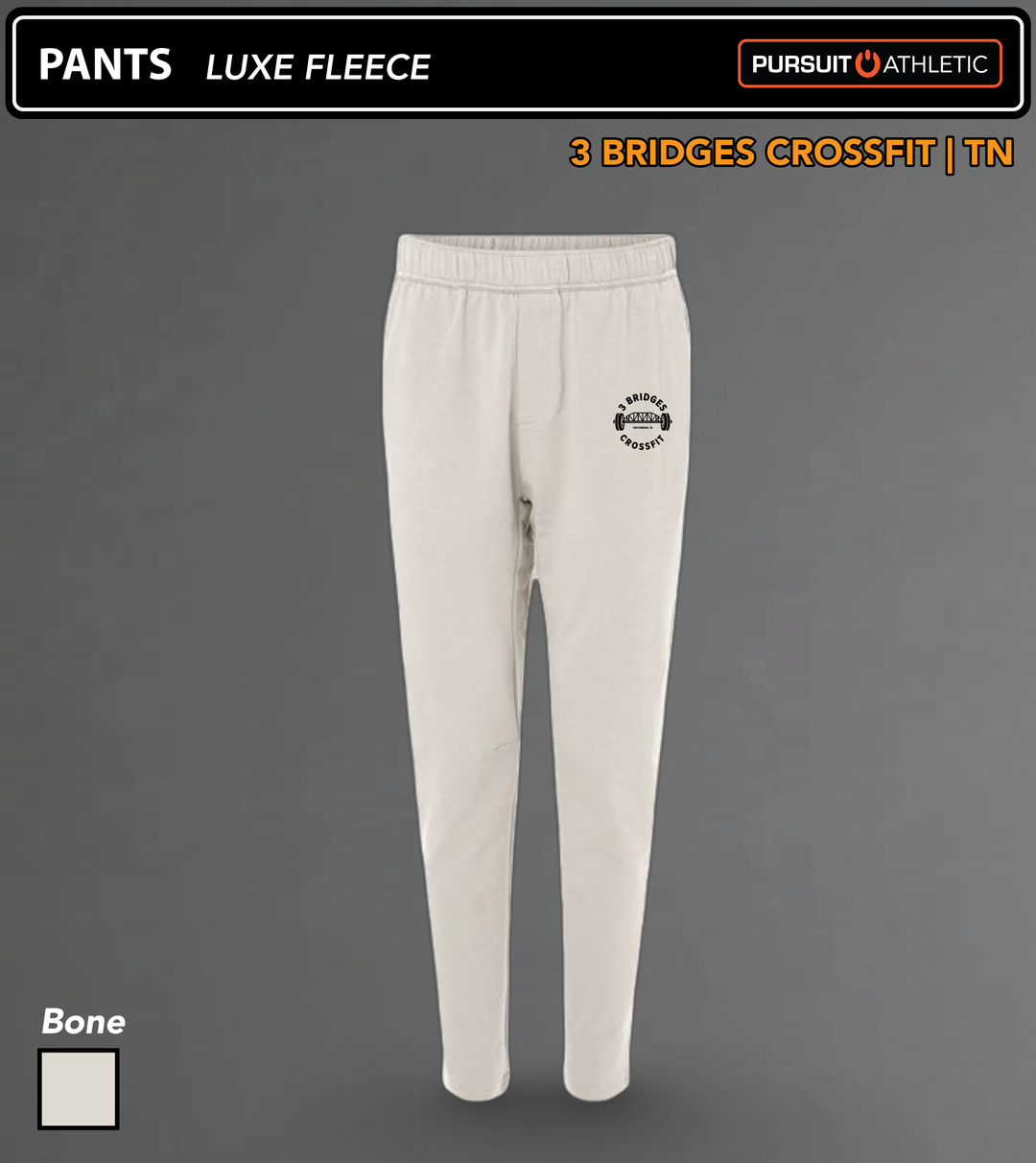 PANTS | Luxe Fleece | 3 Bridges Crossfit TN - Bone