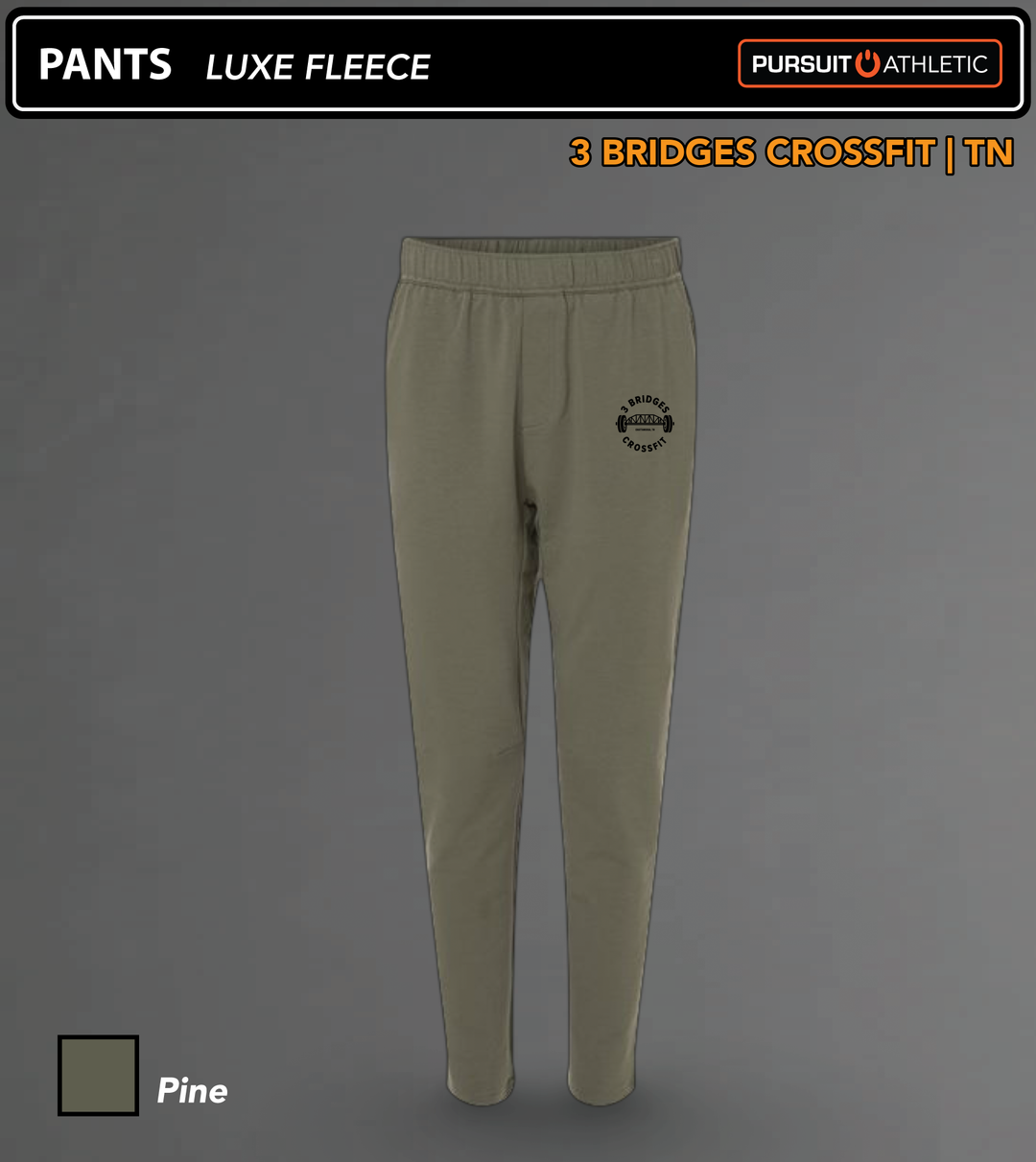 PANTS | Luxe Fleece | 3 Bridges Crossfit TN - Pine