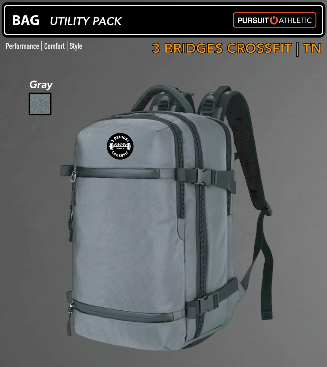 BAG | Utility Pack | 3 Bridges Crossfit TN