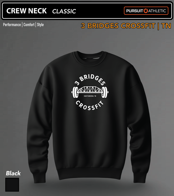 CREW NECK | Classic | 3 Bridges Crossfit TN