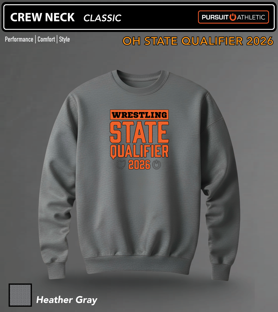 CREW NECK | Classic | MN State Qualifier 2026