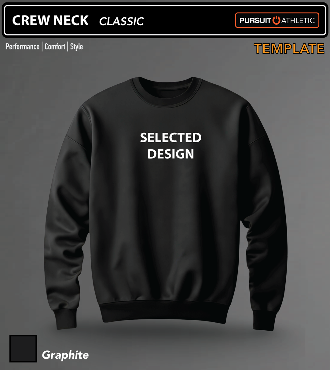 CREW NECK | Classic | Jackrabbit Wrestling Academy | SD