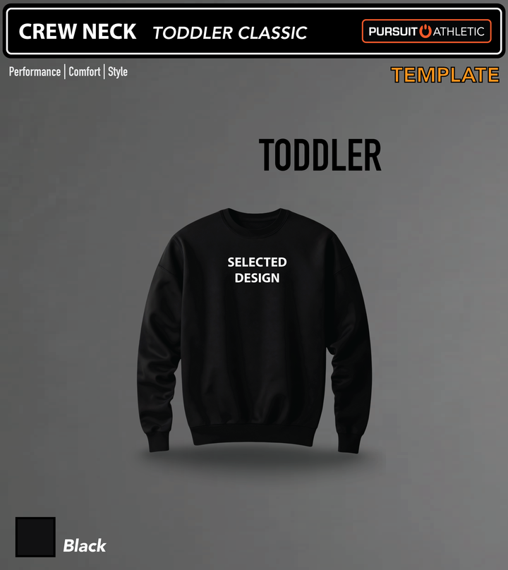 CREW NECK | Toddler Classic | Template