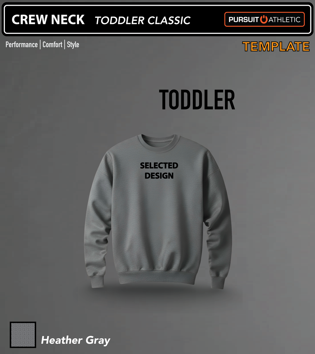 CREW NECK | Toddler Classic | Pursuit Wrestling OH