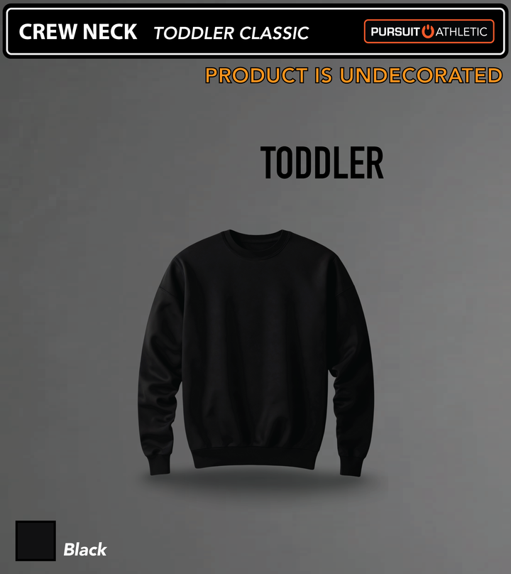 CREW NECK | Toddler Classic | Undecorated