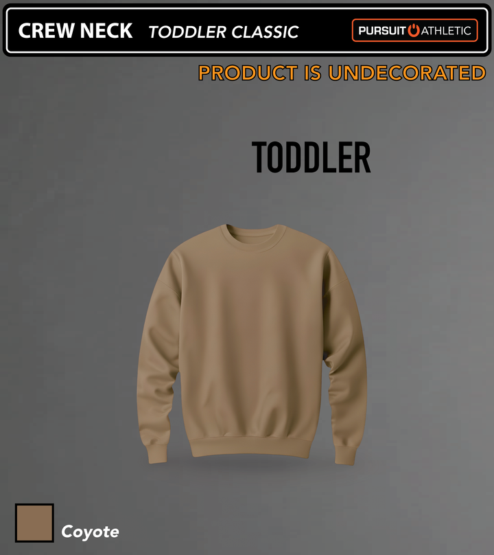 CREW NECK | Toddler Classic | Undecorated