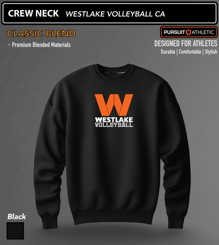 CREW NECK | Classic Blend | Westlake Volleyball CA