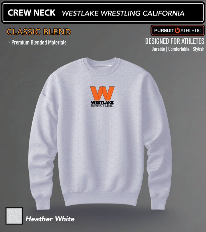 CREW NECK | Classic Blend | Westlake Wrestling California