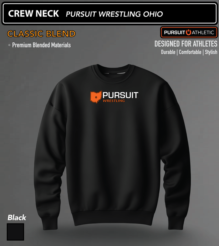 CREW NECK | Classic Blend | Pursuit Wrestling Ohio