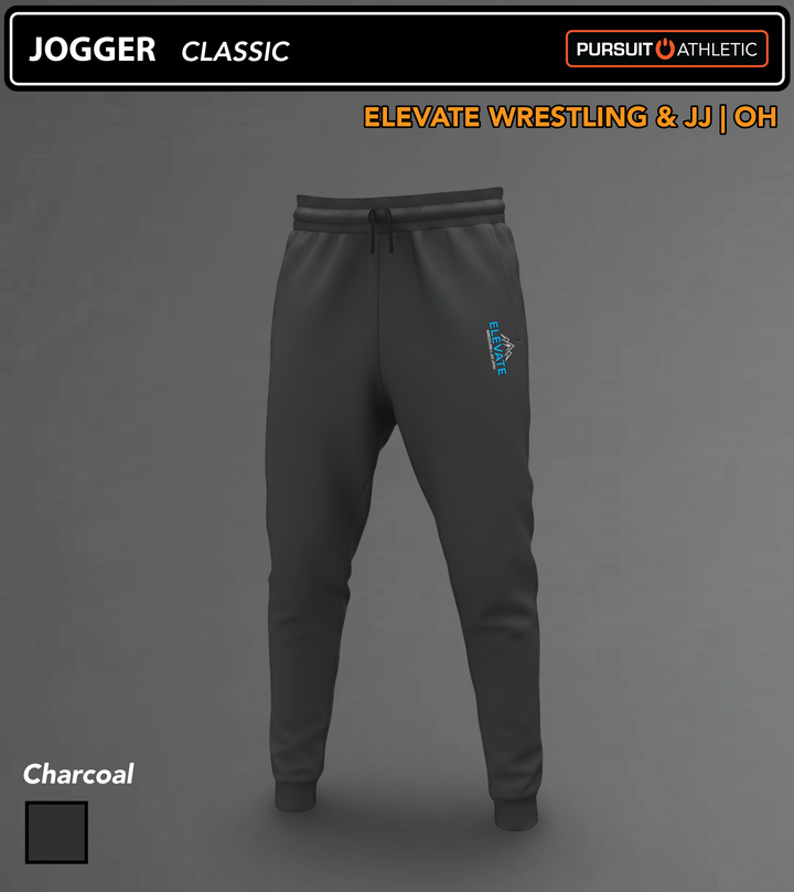 JOGGER | Classic | Elevate Wrestling &amp; JJ | OH - Charcoal