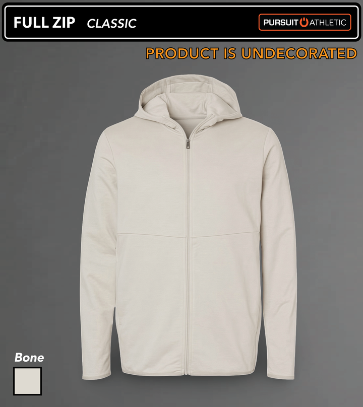 FULL ZIP | Classic | Undecorated - Bone