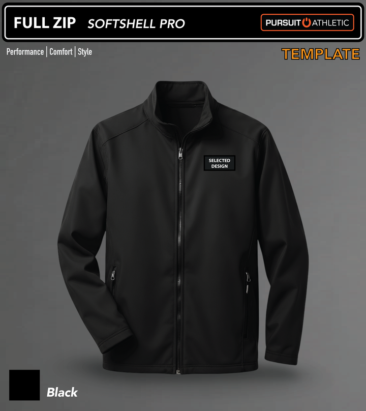 FULL ZIP | Softshell Pro | Template
