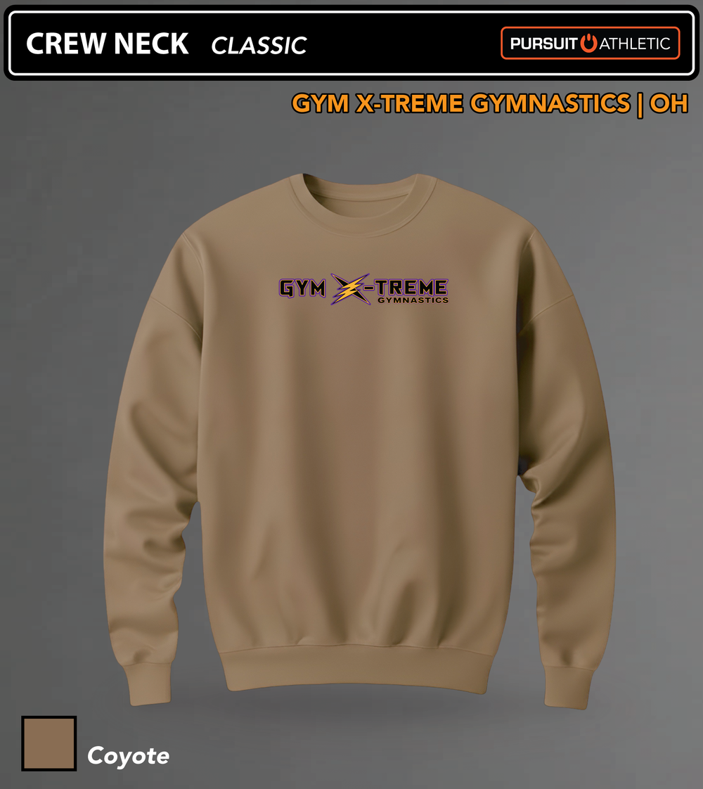 Gym-X-treme-Gymnastics CREW-NECK Classic Coyote