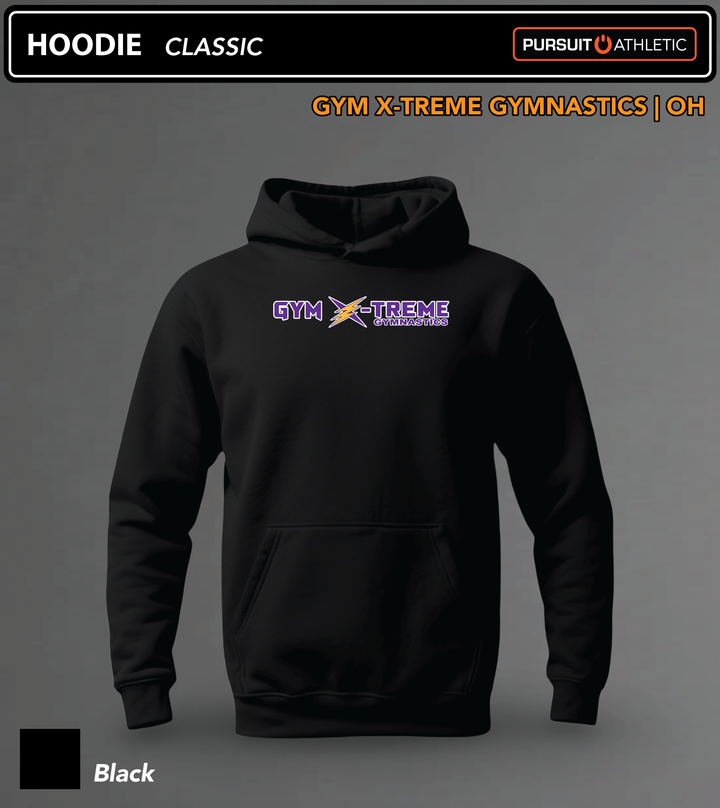 Gym-X-treme-Gymnastics HOODIE Classic Black
