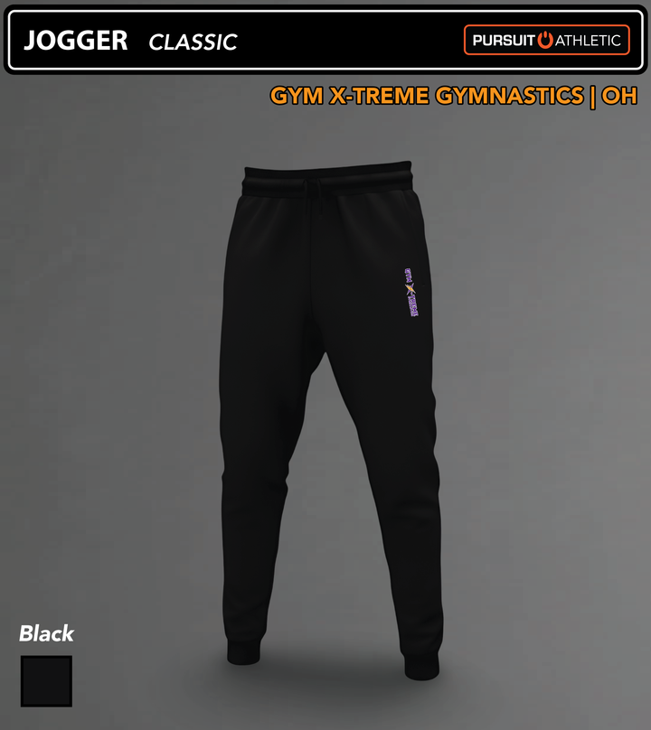 Gym-X-treme-Gymnastics JOGGER Classic Black