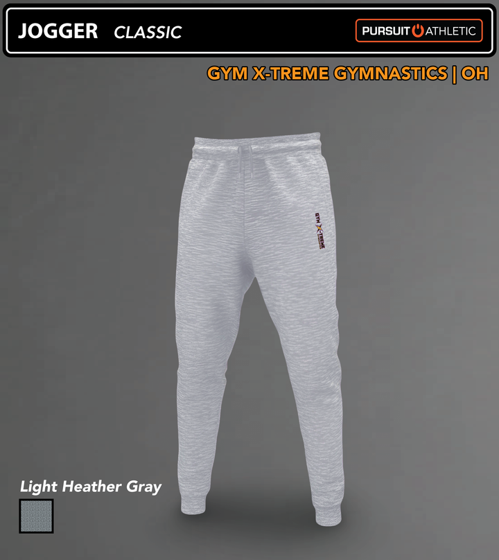 Gym-X-treme-Gymnastics JOGGER Classic Light-Heather-Gray