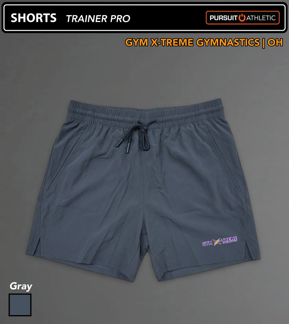 Gym-X-treme-Gymnastics SHORTS Trainer-Pro Gray