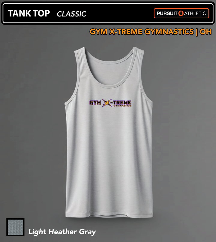 Gym-X-treme-Gymnastics TANK-TOP Classic Light-Heather-Gray