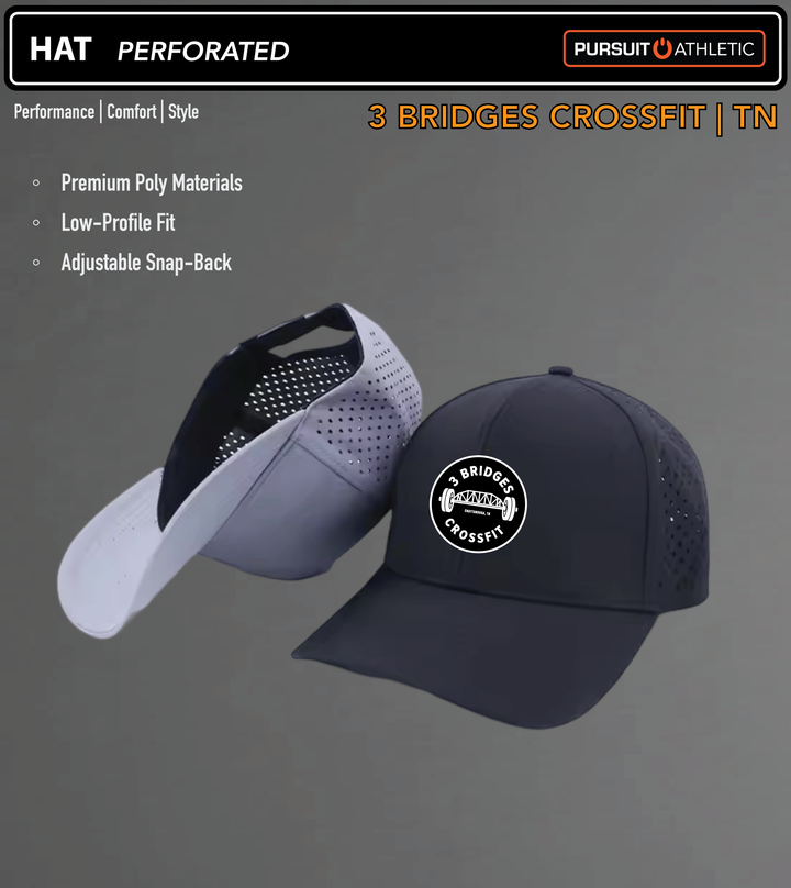 HAT | Perforated | 3 Bridges Crossfit TN