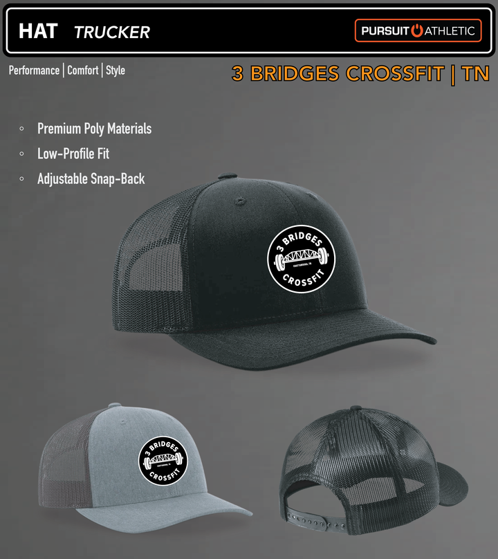 HAT | Trucker | 3 Bridges Crossfit TN