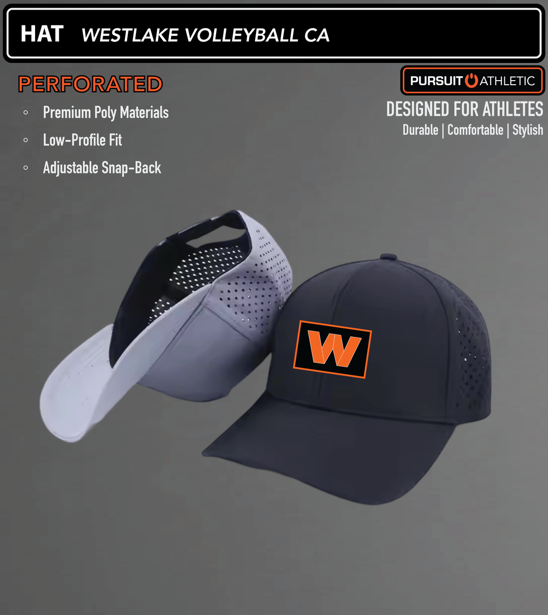 HAT | Perforated | Westlake Volleyball CA
