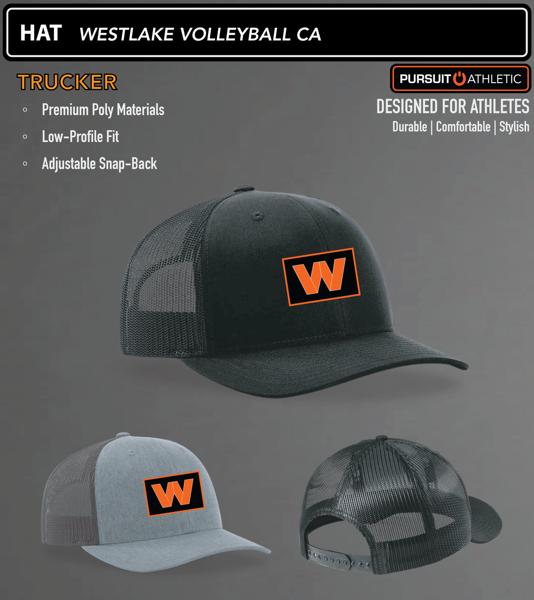 HAT | Trucker | Westlake Volleyball CA