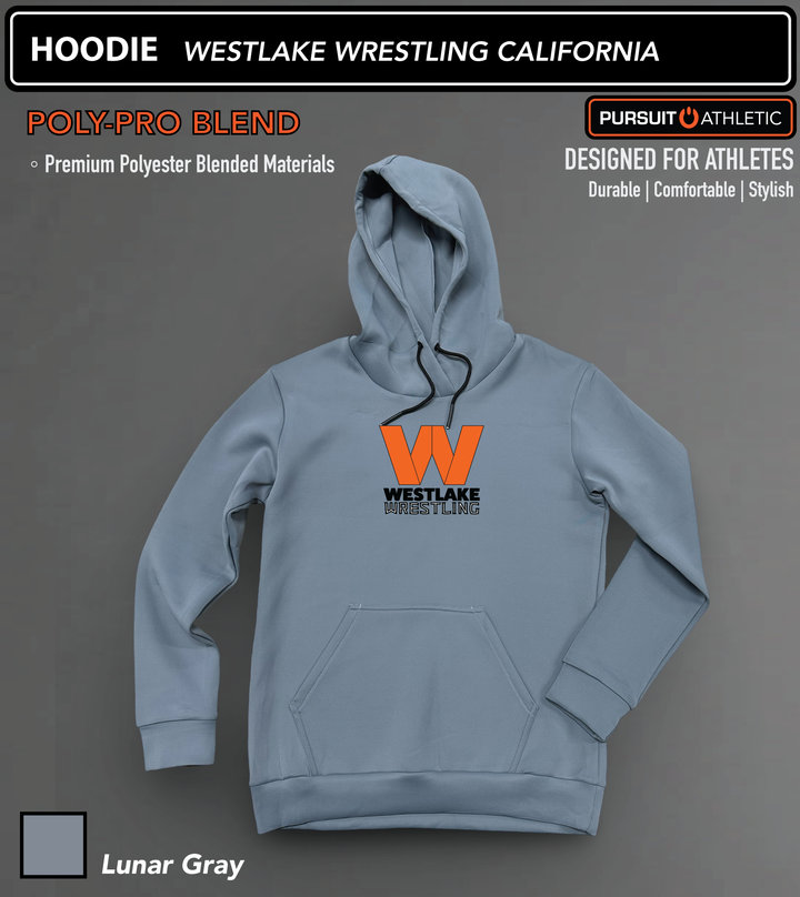 HOODIE | Poly-Pro Blend | Westlake Wrestling California