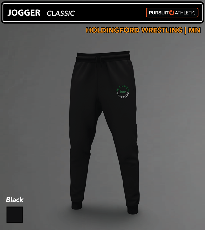 Holdingford-Wrestling JOGGER Classic Black