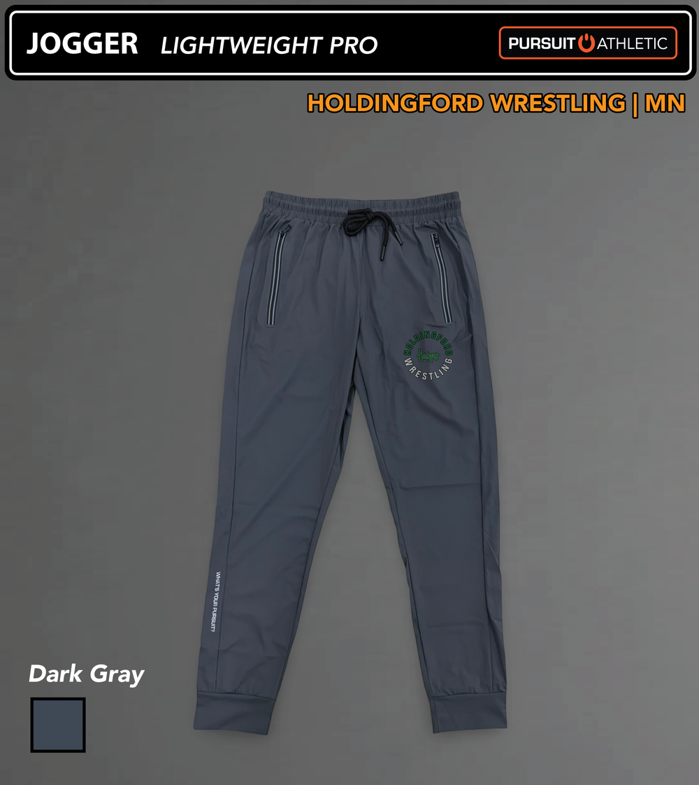 Holdingford-Wrestling JOGGER Lightweight-Pro Dark-Gray