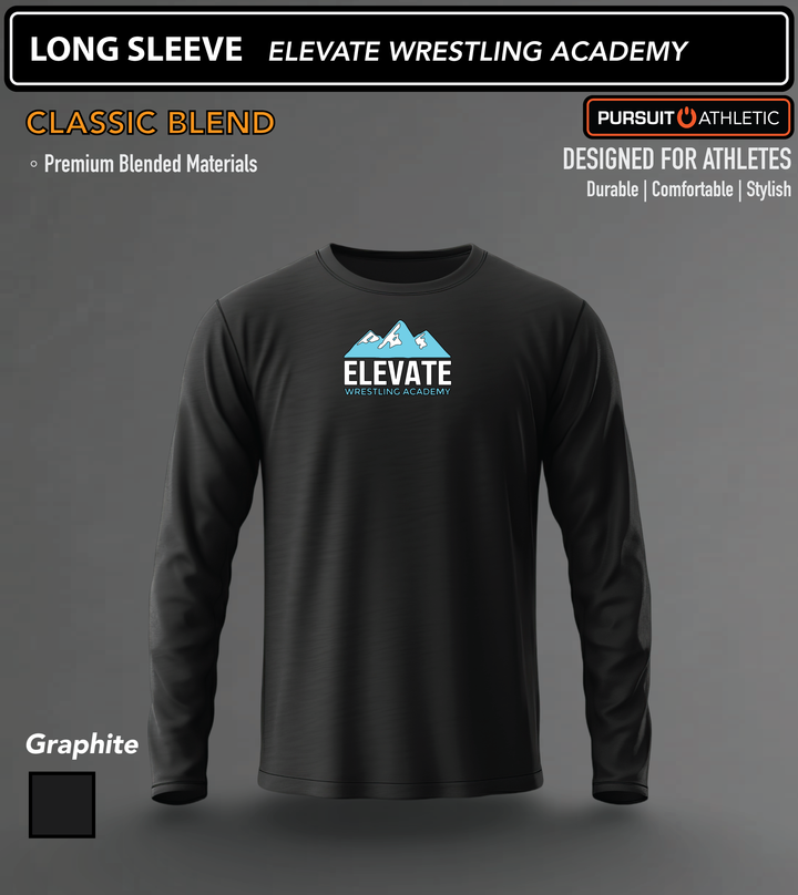 LONG SLEEVE | Classic Blend | Elevate Wrestling Academy