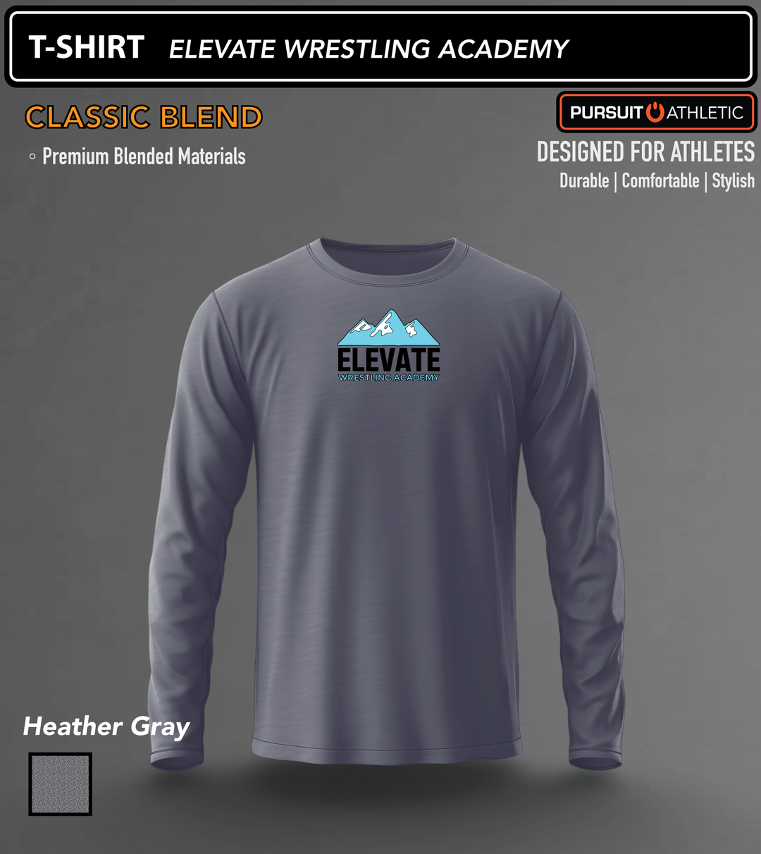 LONG SLEEVE | Classic Blend | Elevate Wrestling Academy