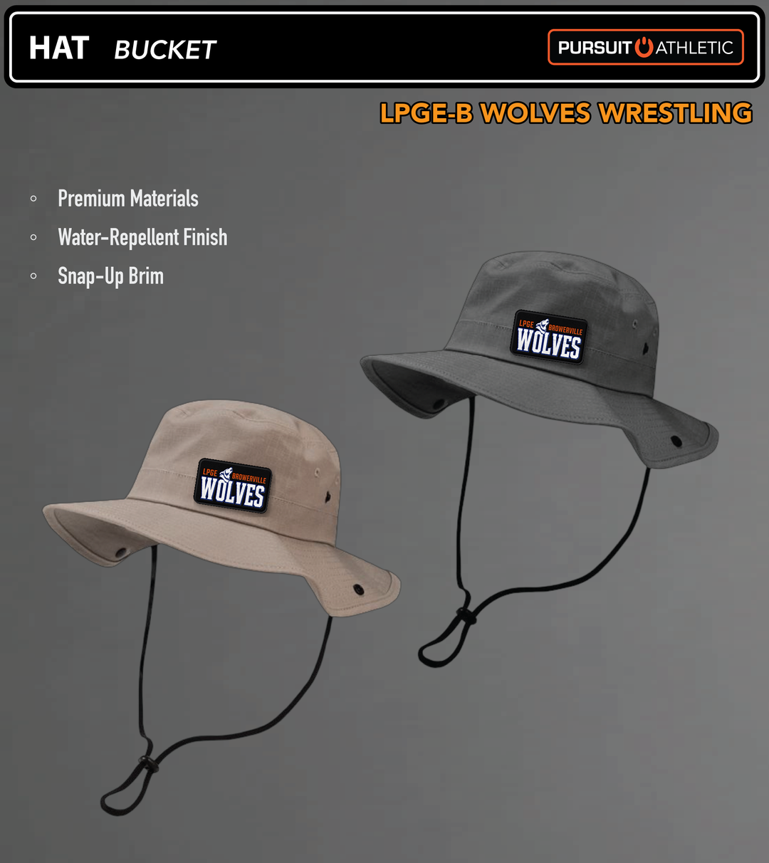 HAT | Bucket | LPGE-B Wolves Wrestling - All Colors