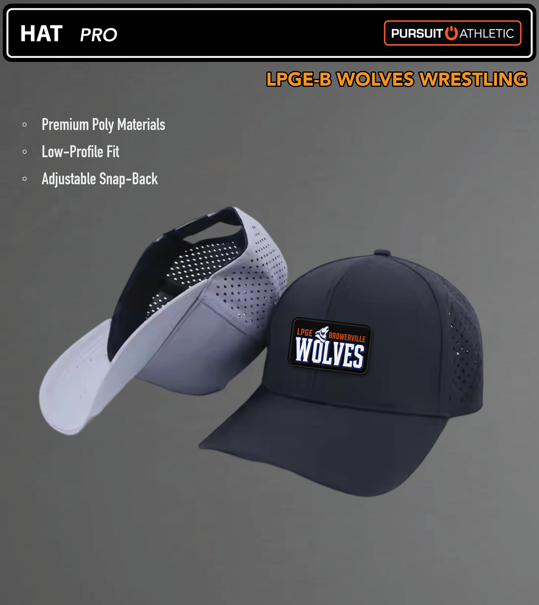 HAT | Pro | LPGE-B Wolves Wrestling - All Colors