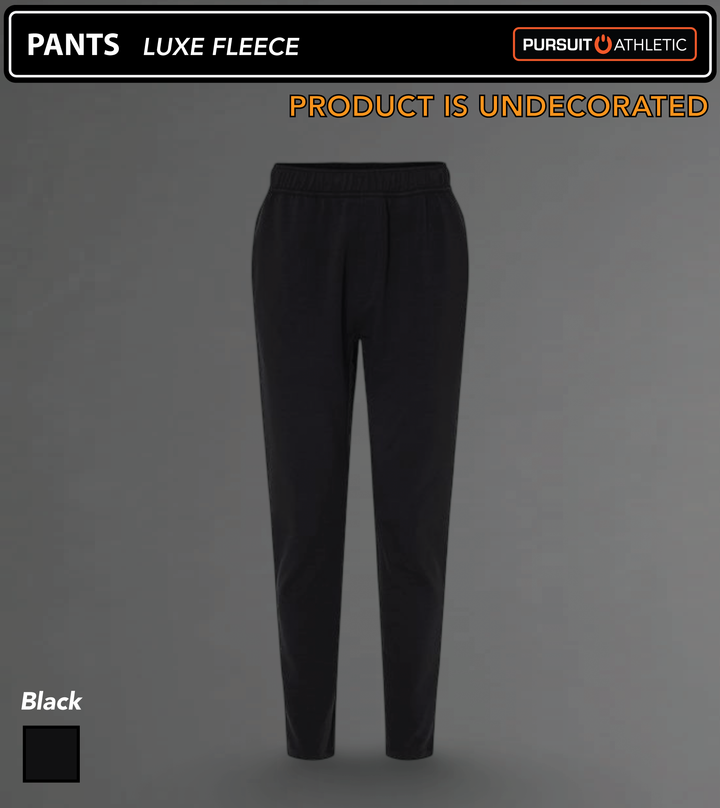 PANTS | Luxe Fleece | Undecorated - Black