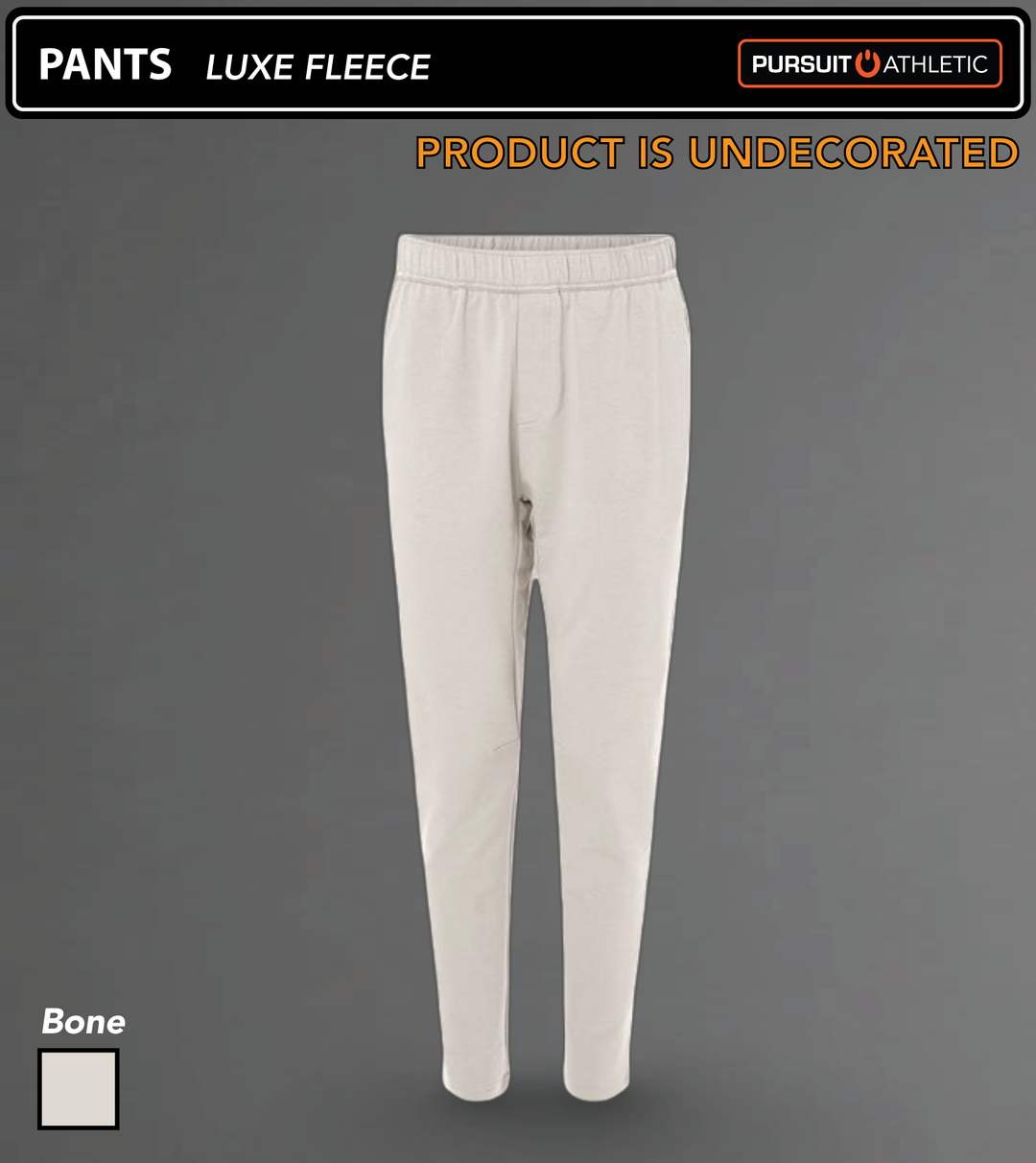PANTS | Luxe Fleece | Undecorated - Bone