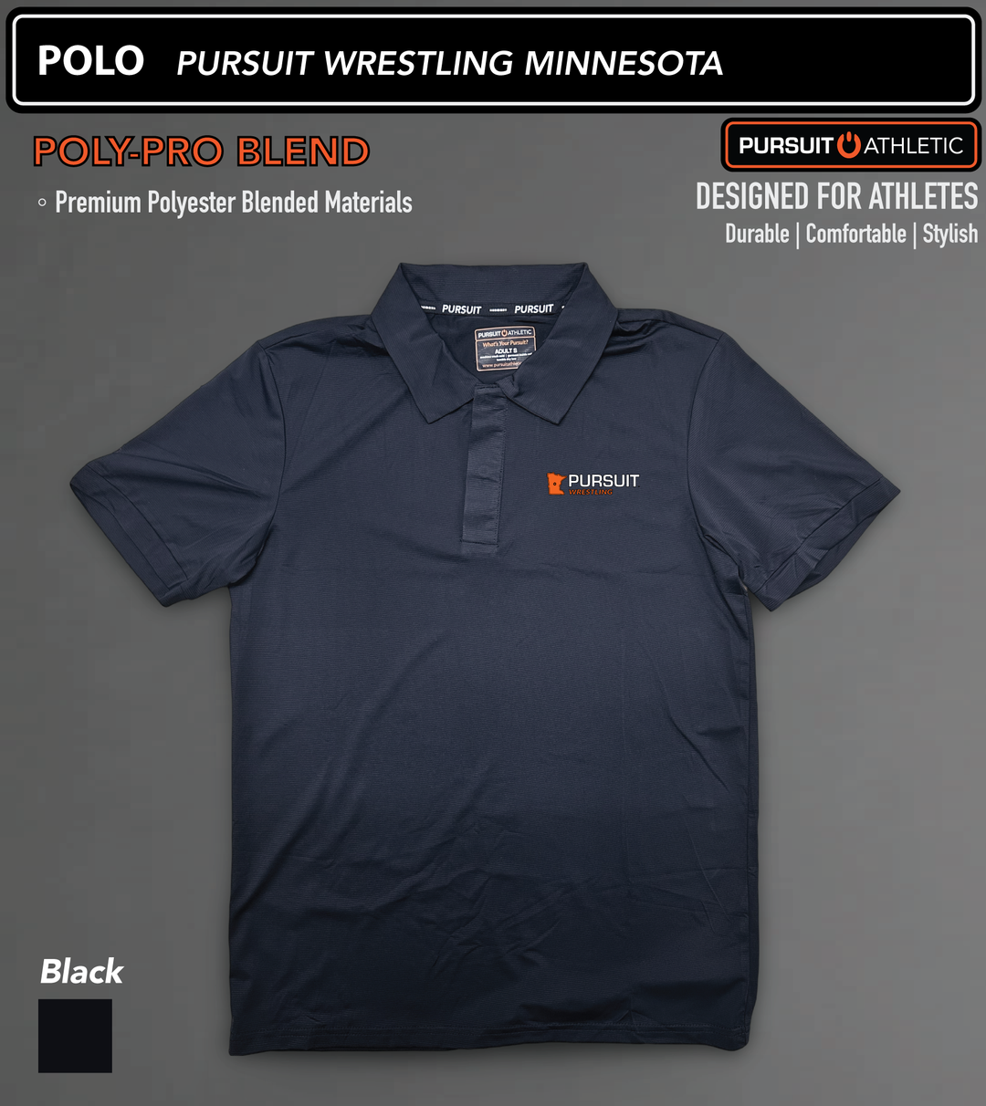 POLO | Poly-Pro Blend | Pursuit Wrestling Minnesota