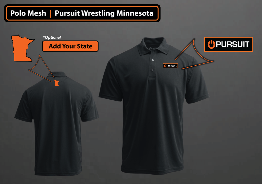 Polo Mesh | Pursuit Wrestling Minnesota