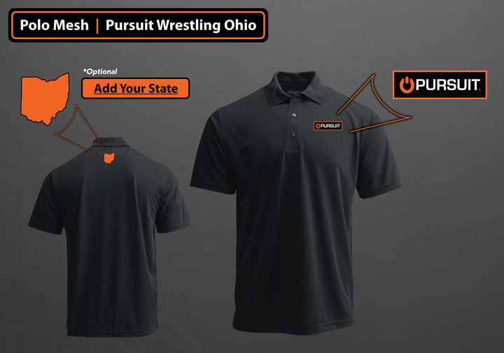 Polo Mesh | Pursuit Wrestling Ohio