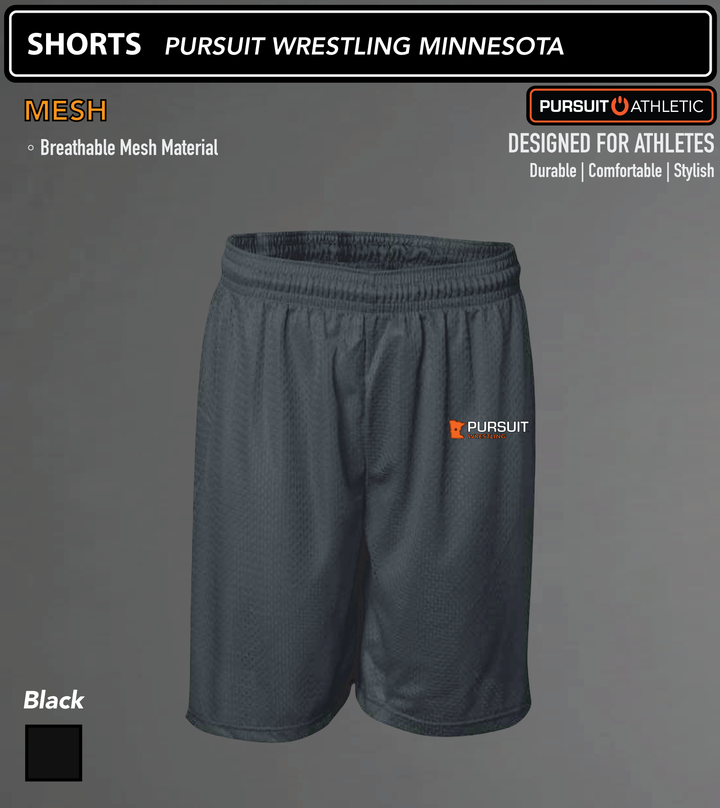 SHORTS | Mesh | Pursuit Wrestling Minnesota