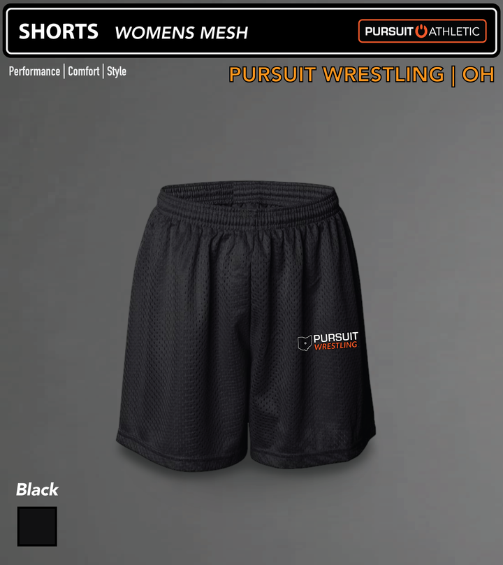 SHORTS | Womens Mesh | Pursuit Wrestling OH