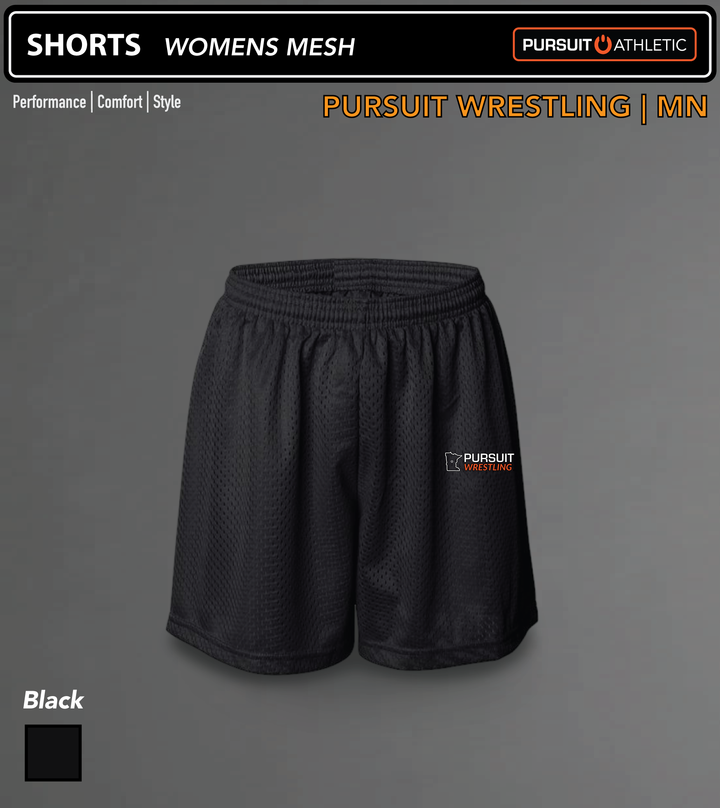 SHORTS | Womens Mesh | Pursuit Wrestling MN