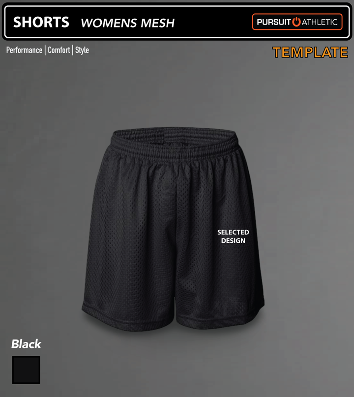 SHORTS | Womens Mesh | Template