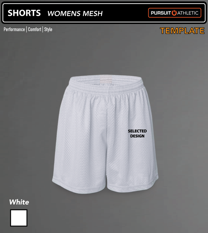 SHORTS | Womens Mesh | Template